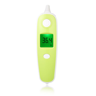 

Digital IR Infrared Thermometer Non-contact Ear Forehead Object for Baby Adult LCD Fever Alarm ℃℉ CE ISO Approved