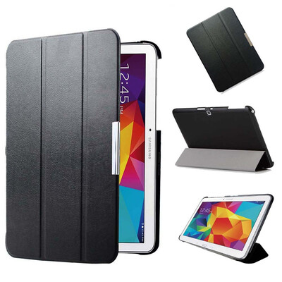 

Hot Ultra Slim cover for Samsung Galaxy tab 4 101 smart cover case Auto Sleep sm-T530 T531 T535 tablet Flip Case with stand