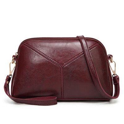 

Women Messenger Bags Famous Brand 2019 Vintage Retro Women Crossbody Bag Small PU Leather Handbags For Women Splicing