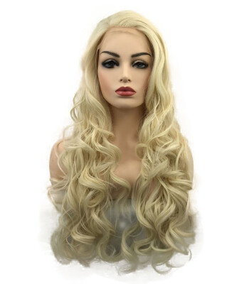 

StrongBeauty Synthetic Wig Lace Front Wave Wigs Long BrownBlonde Curly Wig Color Naturally Womens Wig COLOUR CHOICES