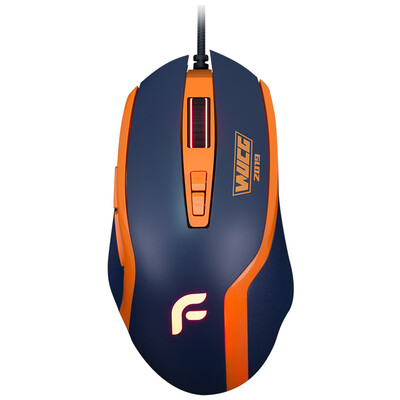 

DemoMO F22WUCG Edition E-sports game Wired Mouse Laptop Jedi Survival Eat Chicken Macro Programming Colorful Mouse Blue Orange