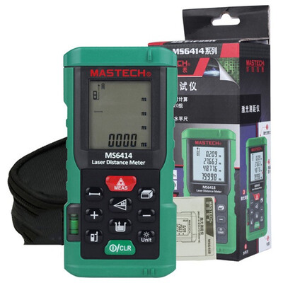 

MASTECH MS6414 Digital Laser Rangefinder Accuracy Laser Distance Meter 40M - 2mm Area Volume Tape Distance Measuring Tool