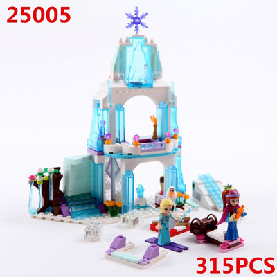 

Lepin 25005 Elsas Sparkling Ice Castle Legoing 41062 Building Blocks Bricks DIY Toys Girl friend gift