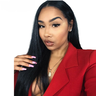 

360 Lace Frontal Wig Straight Lace Front Human Hair Wigs Pre Plucked With Baby Hair 150 Density Remy Brazilian hair Frontal Wig
