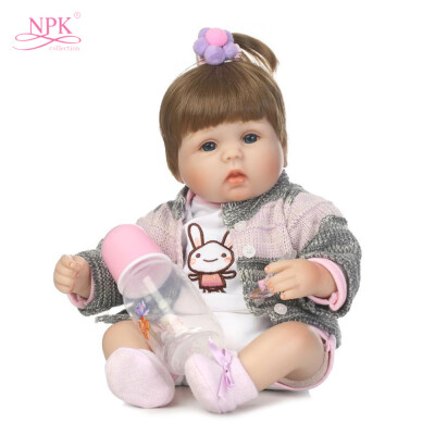 

16in Reborn Baby Rebirth Doll Kids Gift Cloth Material Body