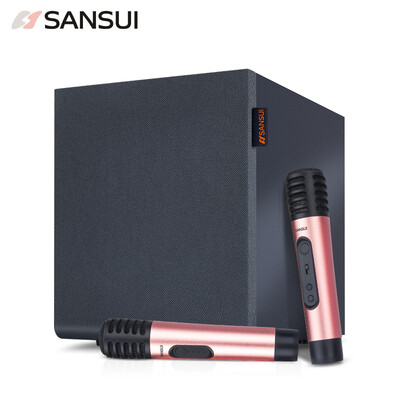 

Landscape SANSUI K17 home wireless KTV TV audio set national k song mobile phone Bluetooth microphone karaoke conference audio equipment flagship version double microphone
