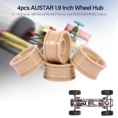 

4pcs AUSTAR 19 Inch Wheel Hub Rim Set for 110 RC Car Traxxas HSP Redcat RC4WD Tamiya Axial SCX10 D90 HPI RC Rock Crawler