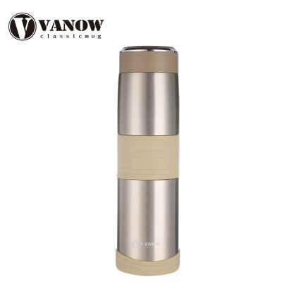 

British vanow mug men&women 316 stainless steel tea separation cups cups large capacity cups portable car cups 800ml jazz gold