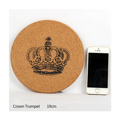 

NeillieN Round cork cup matcoaster wooden mat pot mat bowl cushionHeat Insulation PadPlate matThree sets of heat shield