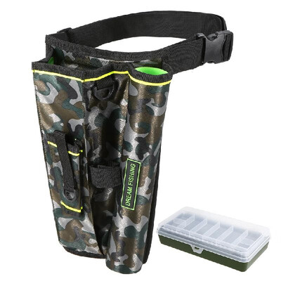 

Outdoor Multifunctioanl Fishing Tackle Bag Drop Leg Waist Bag Thigh Hip Outdoor Pack with Utility Case Box