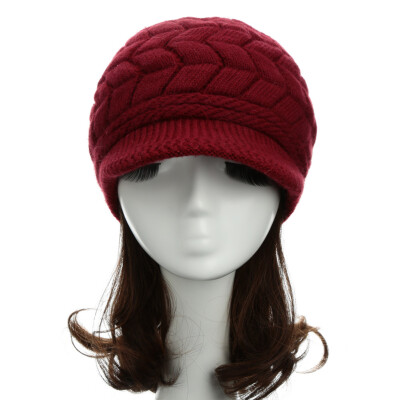 

Fashion Women Knitted Beret Crochet Slouch Baggy Beanie Winter Warm Hat Cap Headwear