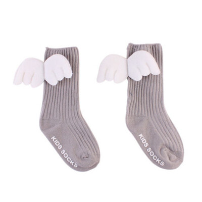 

New Cute Baby Cotton Socks Angel Wing Cartoon Hosiery Newborn Toddler Kid Soft