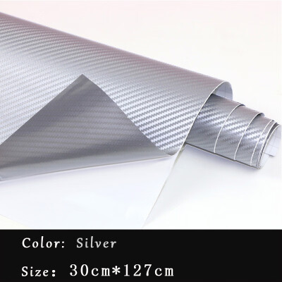 

30127CM 3D Carbon Fiber Vinyl Car Wrap Sheet Roll Film Car stickers&Decals Motorcycle Car Styling Accessories Automobiles