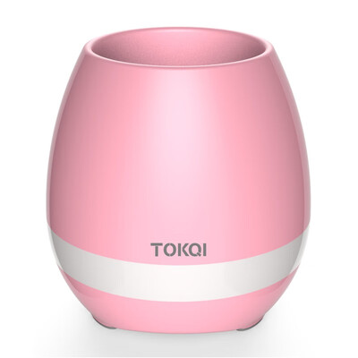 

TOKQI Music Flowerpot Bluetooth Speakers Night Light Breathing LED Musical Flowerpot Smart Plant Pots Play Piano by Touching Plan