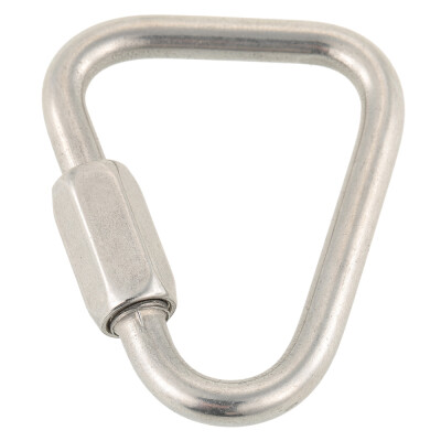 

Stainless Steel Triangle Quick Link Locking Carabiner Hanging Hook Buckle for Outdoor Camping Hiking