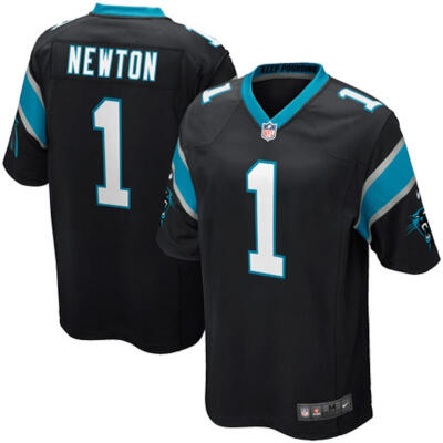 

Mens Football Jersey Carolina Panthers Cam Newton Black Game Jersey