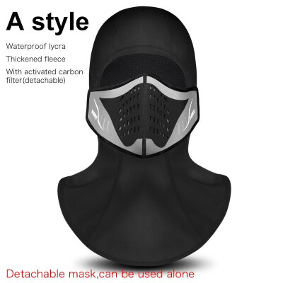 

INBIKE 2019 Winter Cycling Face Mask Ski Cap Bike Face Thermal Fleece Scarf Snowboard Shield Hat Cold Headwear Bicycle Headwear