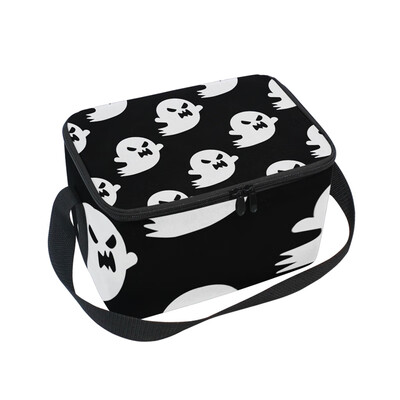 

ALAZA Lunch Box Insulated Lunch Bag Large Cooler Tote Bag Angry Ghost for Men Women Girls Boys