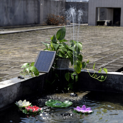 

Solar Power Panel Landscape Pool Garden Fountains Pluggable Solar Power Decorative Fountain 9V 25W Water Pump