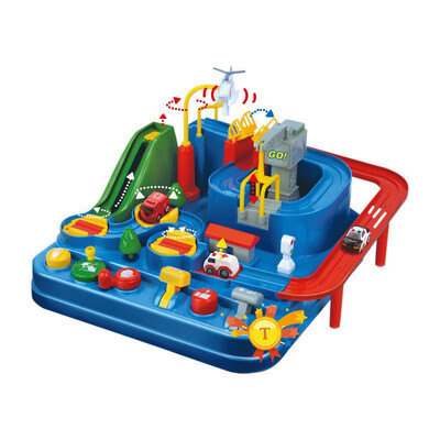 

New concept pure manual mechanical track car adventure rail car childrens educational gift toys