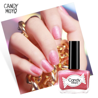 

Candy Moyo Candy Powder 8ML1 Pink Nail Polish Glitter Can Peel Non-toxic Tear Nail White