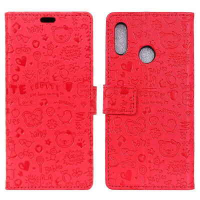 

MOONCASE Doug X70 Little Witch Leather Case - Red