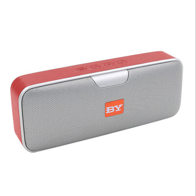 

The BY3040 mobile phone wireless leather print bluetooth speaker outdoor mini PC audio subwoofer card plug is versatile