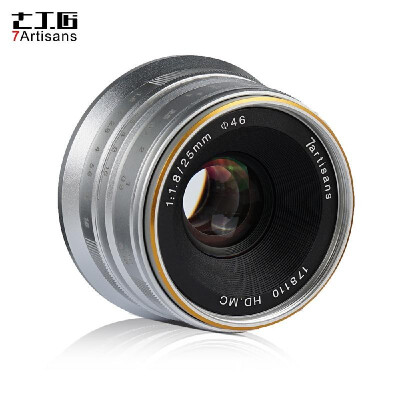 

7artisans 25mm F18 Manual Focus Lens Large Aperture for Olympus Epm2E-PL7 E-PL8E-P5E-P6 for Panasonic G5G6G7GF5GF6GM10G