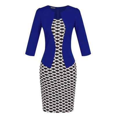 

Autumn&winter fake two-piece professional womens bag hip pencil dress to send belt