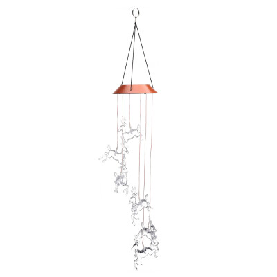 

Solar Powered Color Changing LED Wind Chimes Decoration Lamp