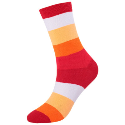 

LifeWheel Women &Men Colorful Funky Cotton Striped Pattern Long Dress Crew Socks For Thick Autumn Winter Business Casual