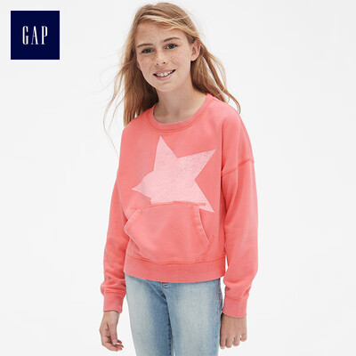 

GAP flagship store girls spring&autumn casual long-sleeved sweater coat 419742 rose pink XS