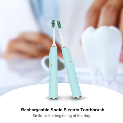 

Electric Toothbrush Rechargeable Sonic Electric Toothbrush Ultrasonic ToothbrushBlue