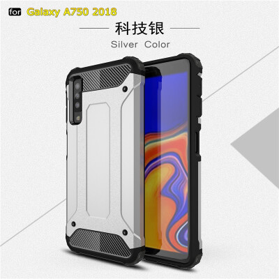 

Goowiiz Phone Case For Samsung Galaxy A7 2018A750J2 Core King Kong Armor Fashion Bumper PC TPU Prevent falling