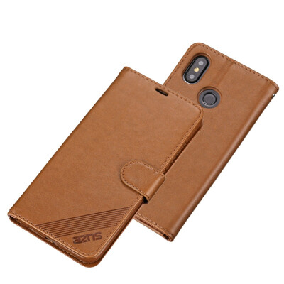 

MOONCASE Millet Mi 8 Yazun Shi TPU wallet - light brown