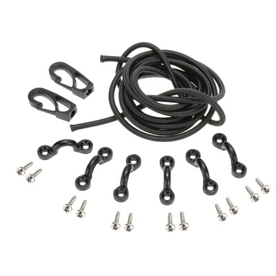 

25M Long 06CM Thick Elastic Cord Kayak Bungee Deck kit Rigging Deck Kit for DIY Kayak Boat Kayak Accessories
