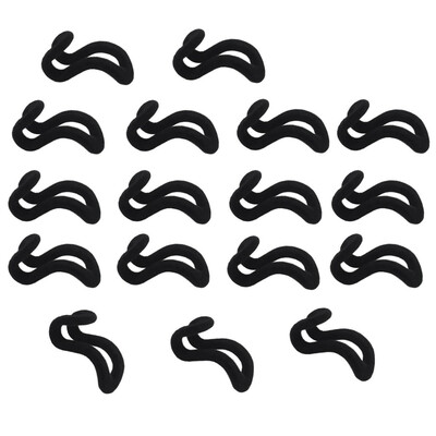 

UpperX 60pcs Hanger Connector Cascading Curve Hook Give You The Extra Closet Space Black
