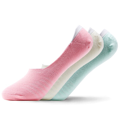 

Camel CAMEL sports socks female socks shallow mouth Korean cute thin invisible Japanese non-slip low help boat socks female C9S3B3634 pink light blue beige white code