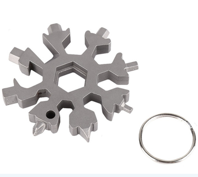 

Portable 18 In 1 Incredible Tool Stainless Home Multi-tool Snowflake Design Tool