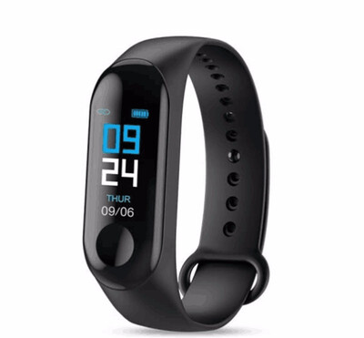 

M3 Smart Bracelet Color-screen IP68 Fitness Tracker blood pressure Heart Rate Monitor Smart band Smart Watch For Android IOS