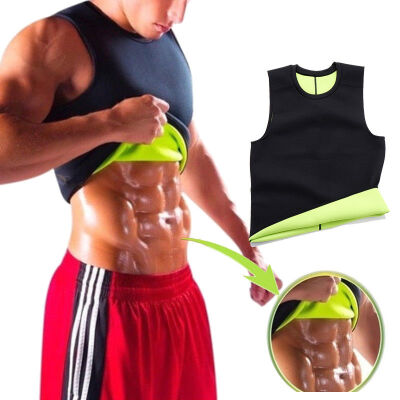 

SLIMBELLE Mens Body Shaper Hot Neoprene Sweat Vest Workout Slimming Tank Top Waist Trainer