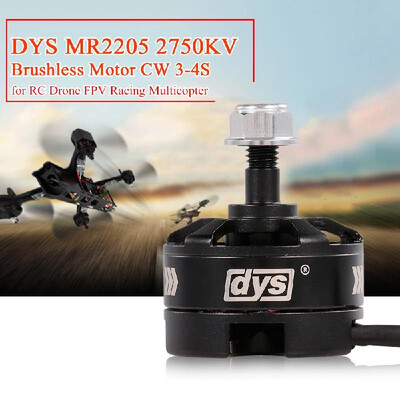 

DYS MR2205 2750KV Brushless Motor CW Thread 3-4S for RC Drone FPV Racing Multicopter Multirotor