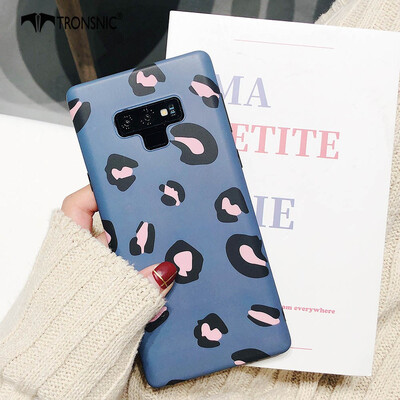 

TRONSNIC Leopard Print Phone Case for Samsung Galaxy S7 edge Blue Pink Yellow Case Matte Silicone Cover