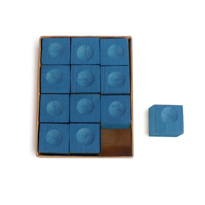 

12PCS Billiard Chalk Pool Cue Chalker Cubed Pool Cue Tip Chalk Billiard Supplies Pool Cue Accessory
