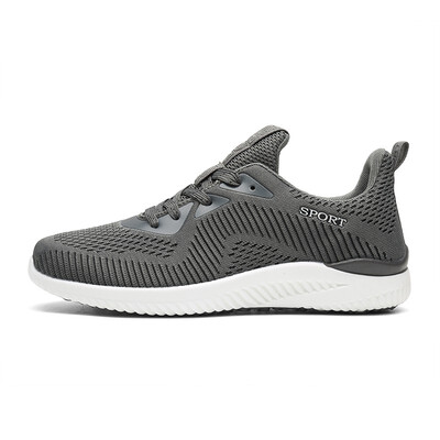 

Hot Four Seasons Running Shoes Men Lace-up Athletic Trainers Zapatillas Sports Shoes Male Outdoor Walking Trainers Men Sneakers