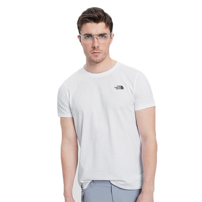 

North TheNorthFace Mens Outdoor Quick-drying Casual Short Sleeve T-Shirt NF0A3VRC White L