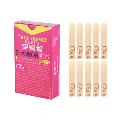 

Elementary Bb Clarinet Reeds Strength 30 for Beginners 10pcs Box