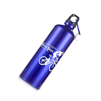 

700ml Non-toxic Odorless Aluminum Alloy Sports Water Bottles Cycling Camping Bicycle Kettle Black