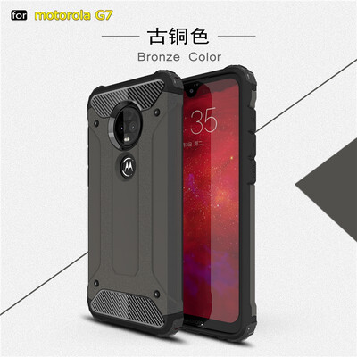 

Goowiiz Phone Case For Motorola Moto E6G7 King Kong Armor Fashion Bumper PC TPU Prevent falling