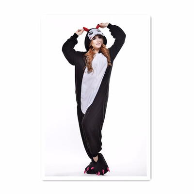 

Unisex pajamas suit cartoon pajamas men&women pajamas flannel animal pajamas cartoon demon pajamas